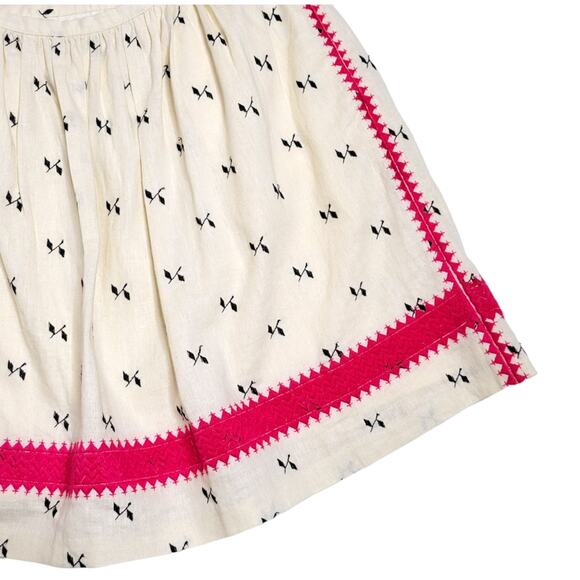 Madewell Lightstitch Linen Cotton A-line Circle Skirt Size 6 - Picture 5 of 8